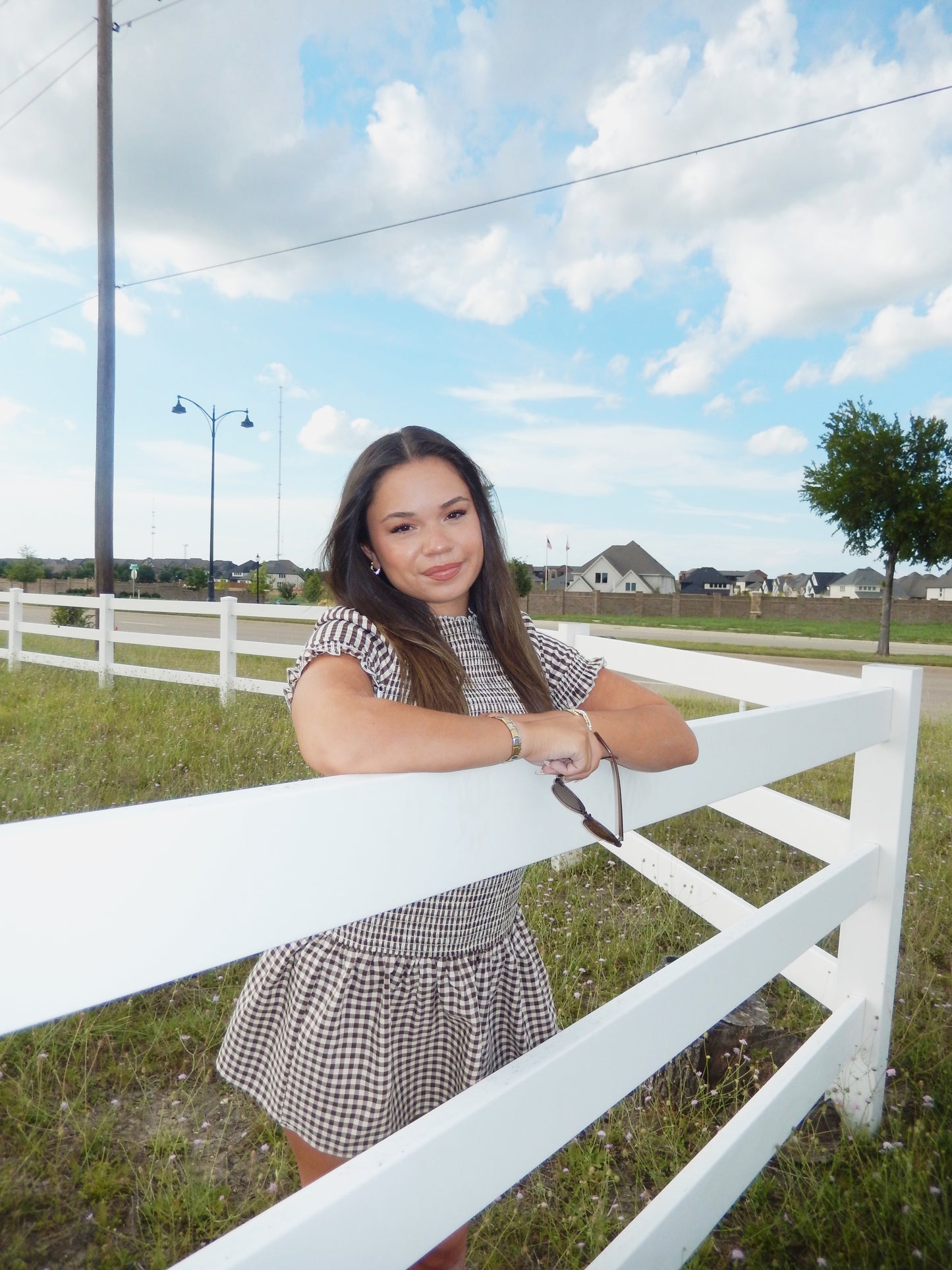 Country Side Drop Waist Mini Dress